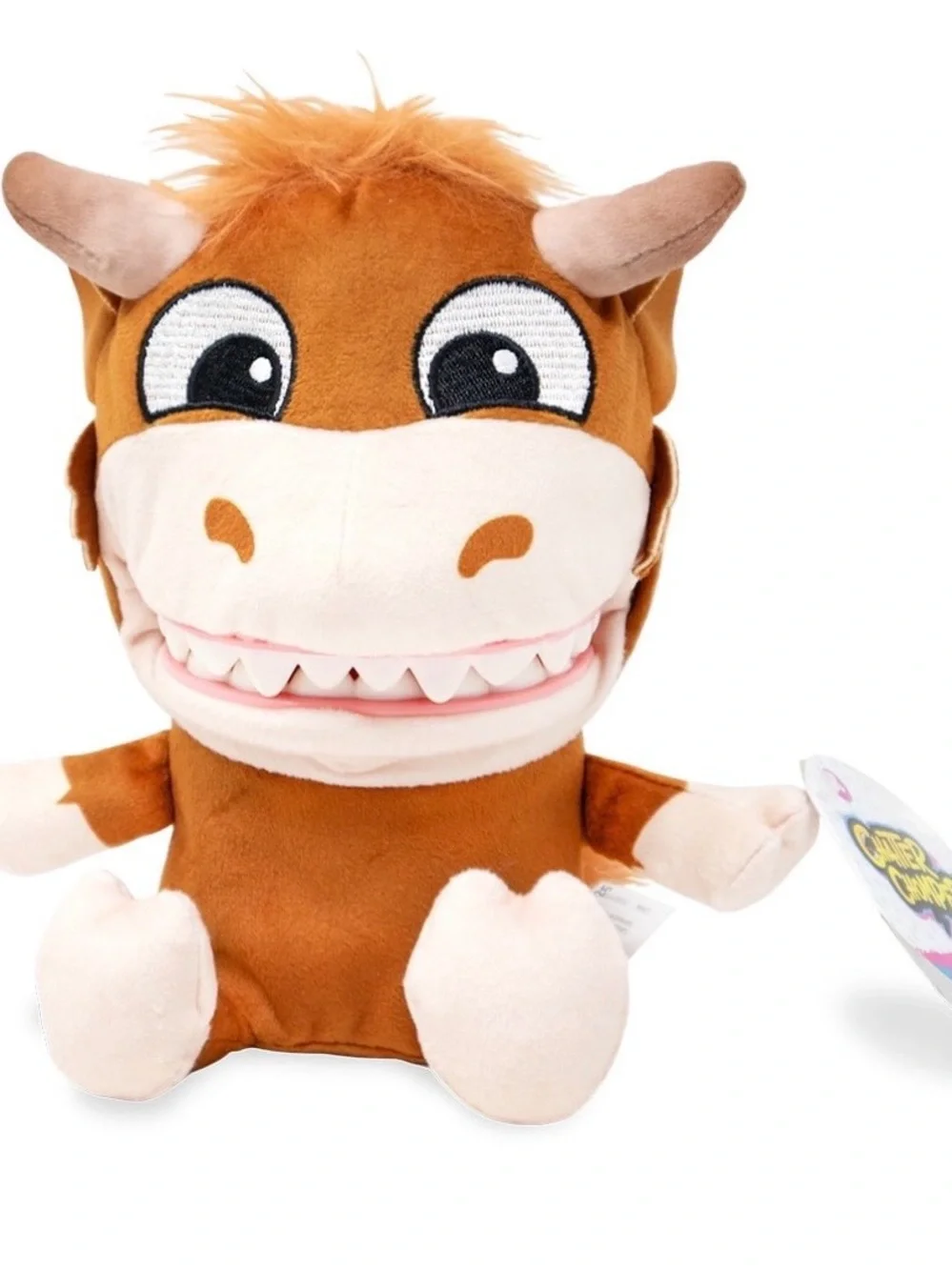 Chatter Chompers Highland Cow Plush 6.5